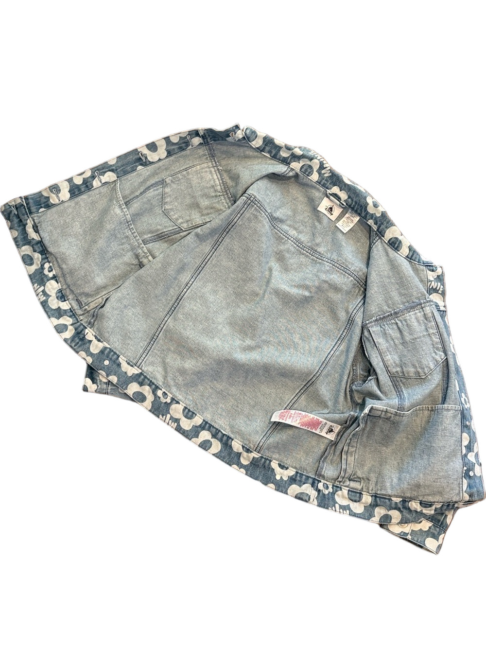Disney Minnie Mouse Embroidered Denim Jacket | Size Medium - Picture 5 of 9